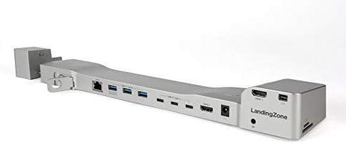 תחנת העגינה של LandingZone עבור MacBook Pro בגודל 13 אינץ 'עם סרגל מגע ו -2 יציאות USB-C [תואמות ל- MacBook Model